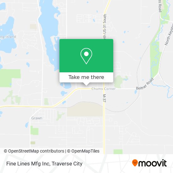 Fine Lines Mfg Inc map