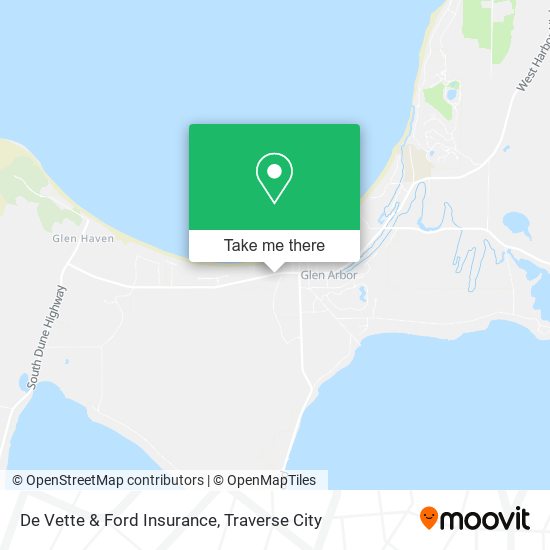 De Vette & Ford Insurance map