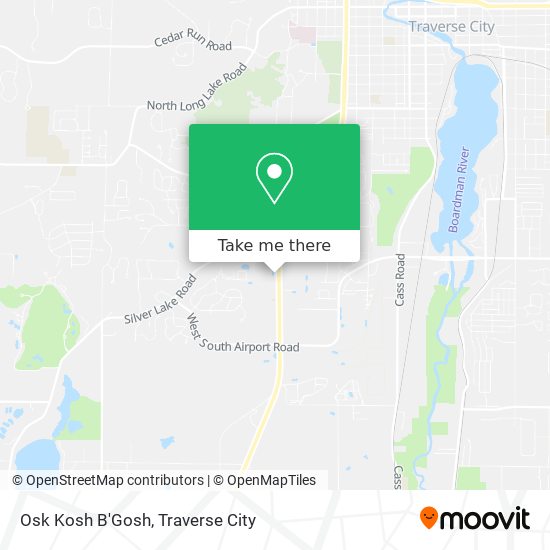 Osk Kosh B'Gosh map