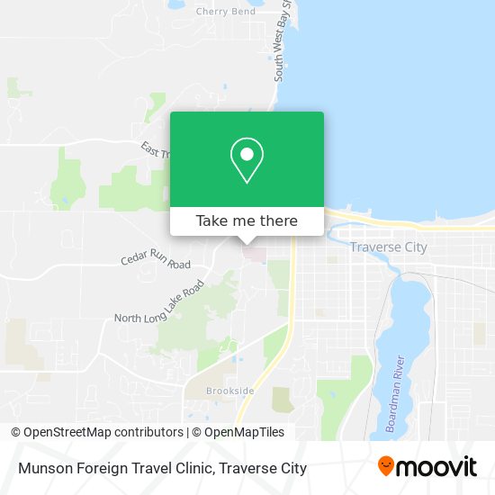 Munson Foreign Travel Clinic map