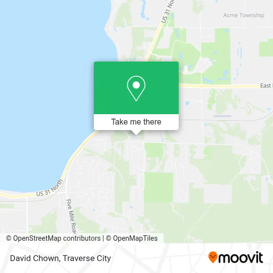 David Chown map