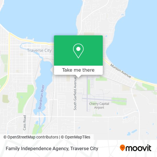 Family Independence Agency map