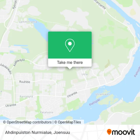 Ahdinpuiston Nurmialue map