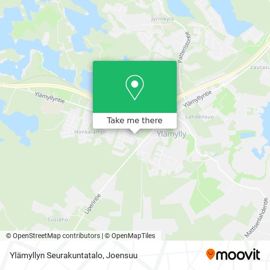 Ylämyllyn Seurakuntatalo map