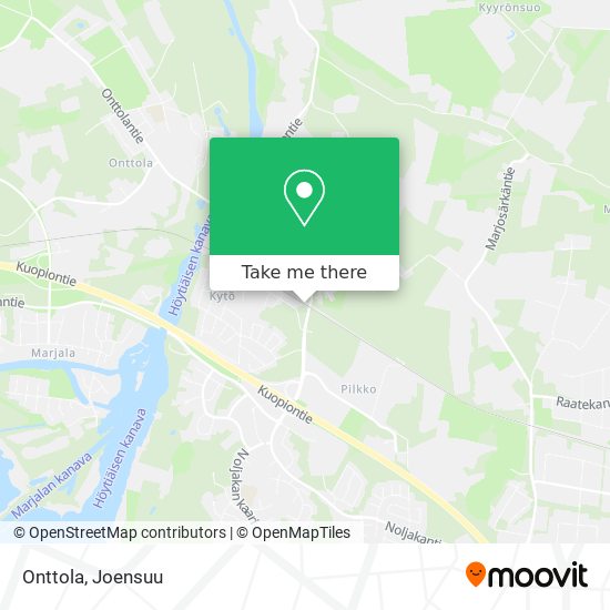 How to get to Onttola in Joensuu by Bus?