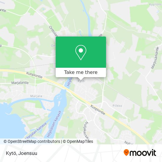 Kytö map