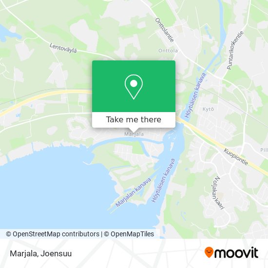 How to get to Marjala in Joensuu by Bus?