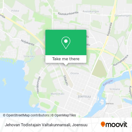 Jehovan Todistajain Valtakunnansali map