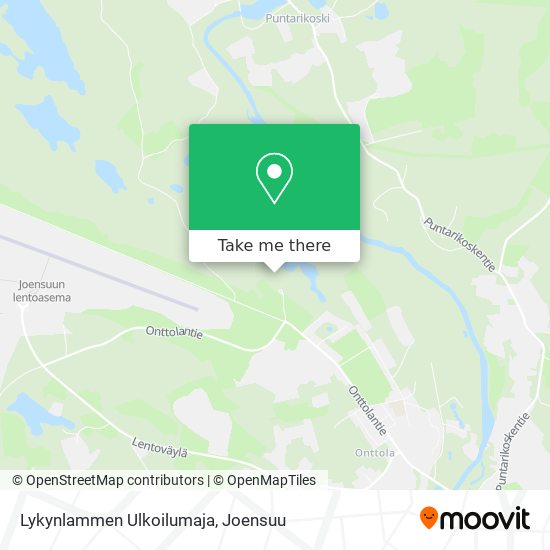 Lykynlammen Ulkoilumaja map