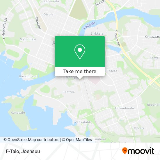 How to get to F-Talo in Joensuu by Bus?