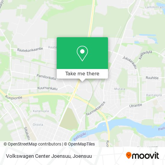 Volkswagen Center Joensuu map