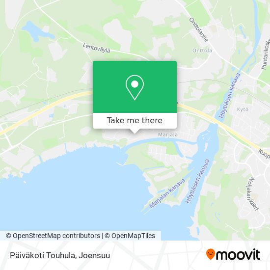 Päiväkoti Touhula map