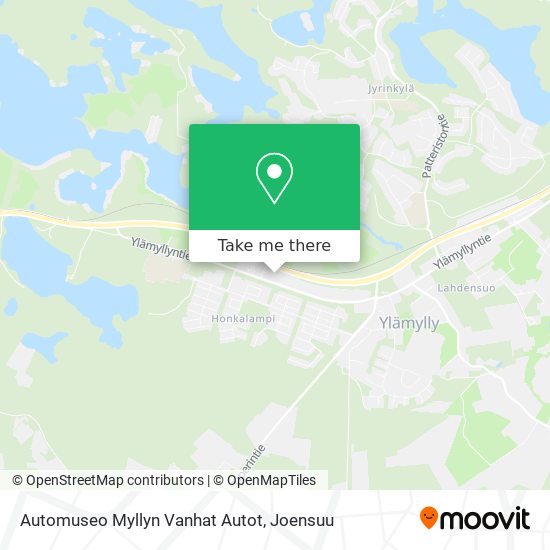 Automuseo Myllyn Vanhat Autot map