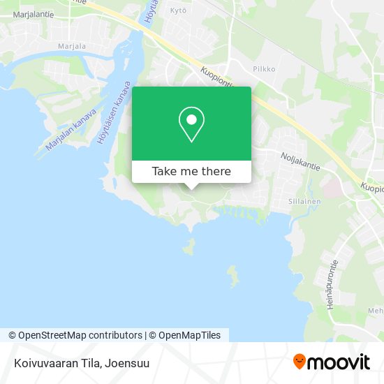 Koivuvaaran Tila map