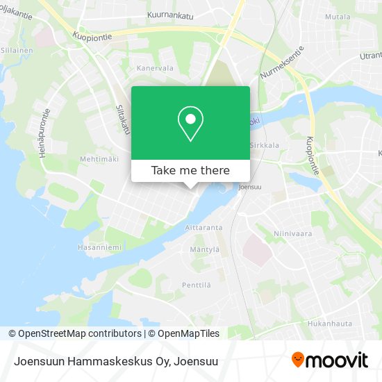 Joensuun Hammaskeskus Oy map