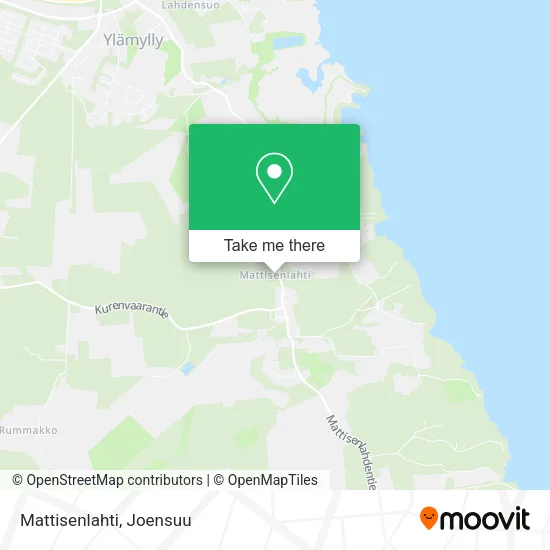 Mattisenlahti map