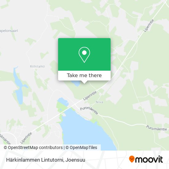 Härkinlammen Lintutorni map