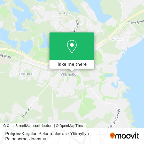 Pohjois-Karjalan Pelastuslaitos - Ylämyllyn Paloasema map
