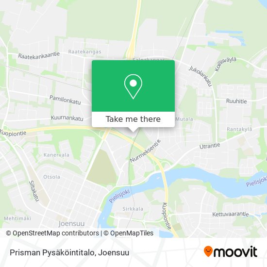 Prisman Pysäköintitalo map