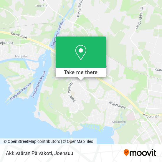 Äkkiväärän Päiväkoti map