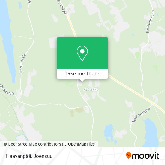 Haavanpää map