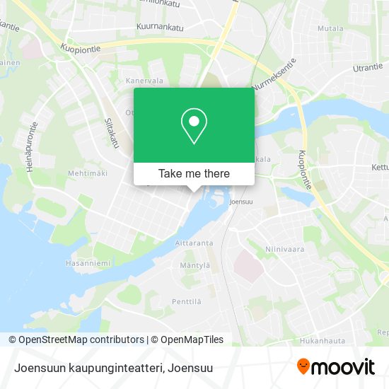 Joensuun kaupunginteatteri map