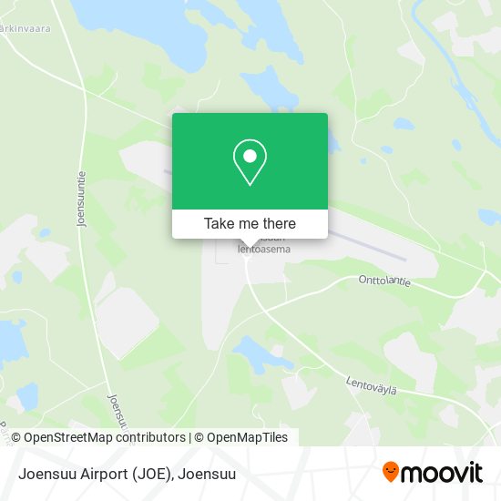 Joensuu Airport (JOE) map