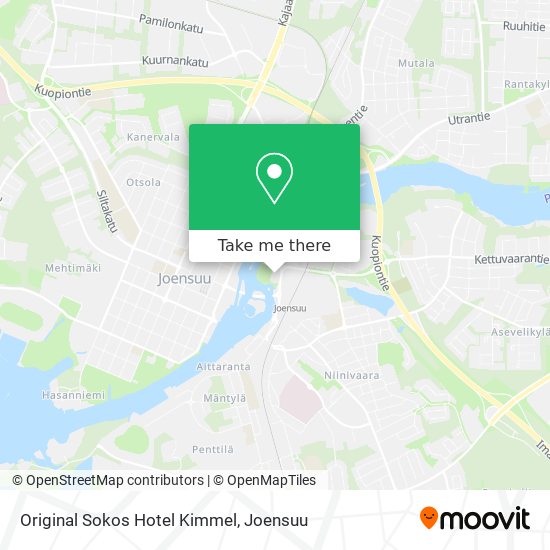 Original Sokos Hotel Kimmel map