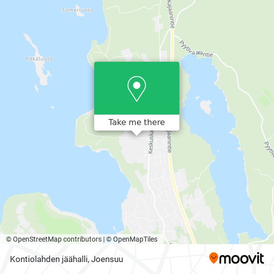 Kontiolahden jäähalli map