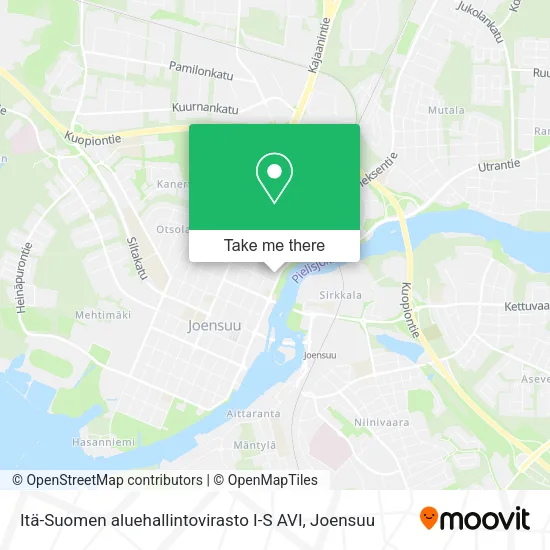 Itä-Suomen aluehallintovirasto I-S AVI map