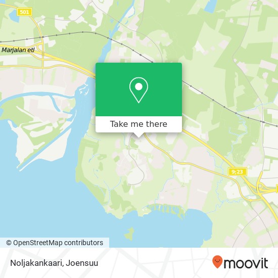 How to get to Noljakankaari in Joensuu by Bus?