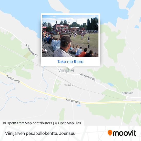 Viinijärven pesäpallokenttä map