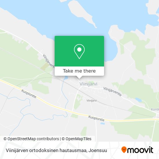 Viinijärven ortodoksinen hautausmaa map