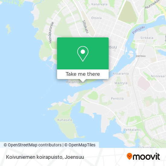 Koivuniemen koirapuisto map