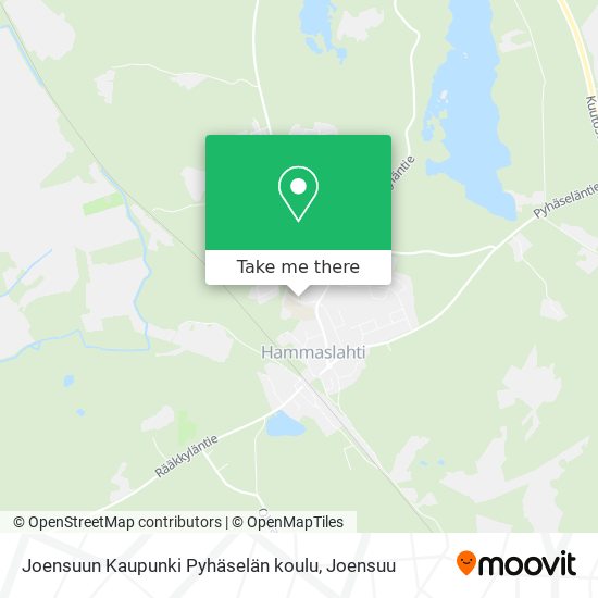 Joensuun Kaupunki Pyhäselän koulu map