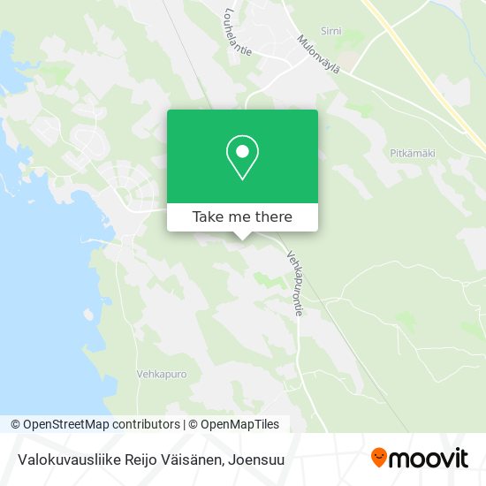 Valokuvausliike Reijo Väisänen map