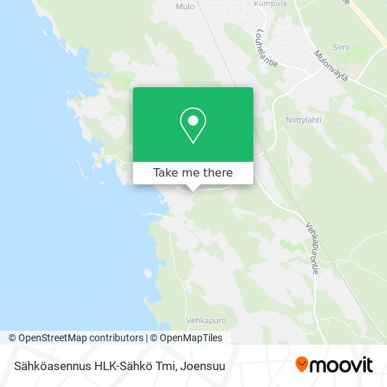 Sähköasennus HLK-Sähkö Tmi map