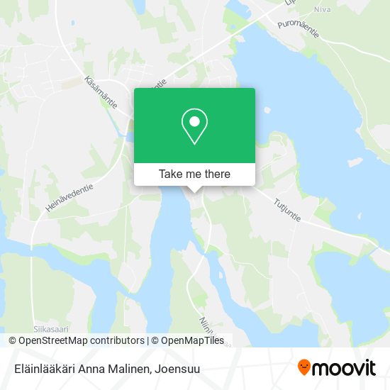 Eläinlääkäri Anna Malinen map