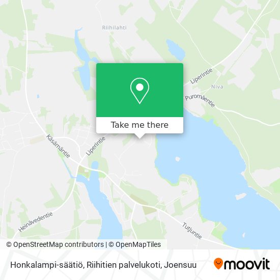Honkalampi-säätiö, Riihitien palvelukoti map