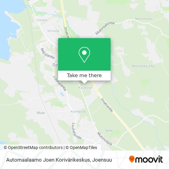 Automaalaamo Joen Korivärikeskus map