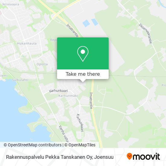 Rakennuspalvelu Pekka Tanskanen Oy map