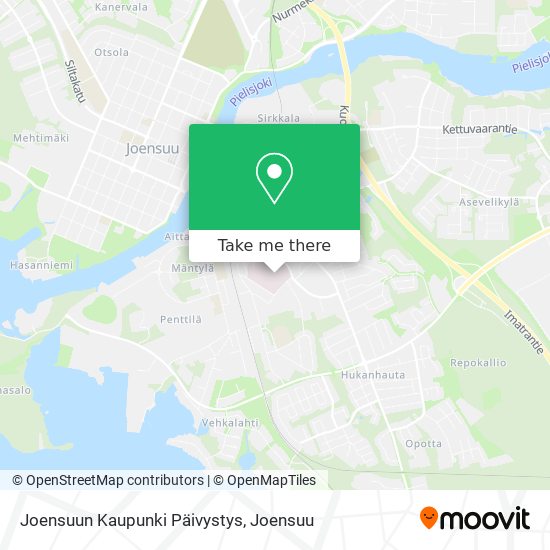 Joensuun Kaupunki Päivystys map