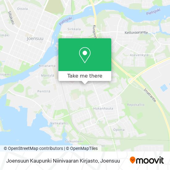 Joensuun Kaupunki Niinivaaran Kirjasto map