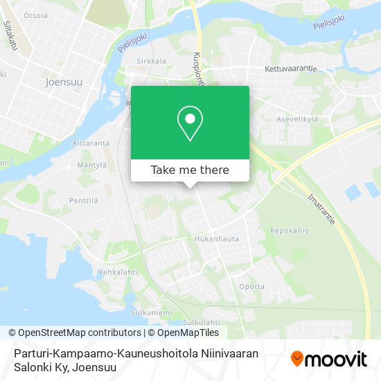 Parturi-Kampaamo-Kauneushoitola Niinivaaran Salonki Ky map