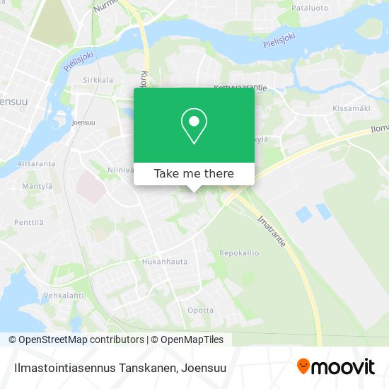 Ilmastointiasennus Tanskanen map