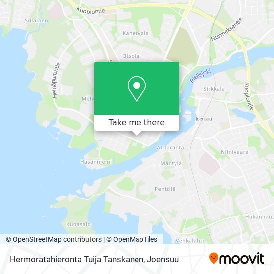 Hermoratahieronta Tuija Tanskanen map