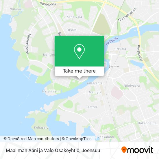 Maailman Ääni ja Valo Osakeyhtiö map