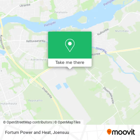 Fortum Power and Heat map