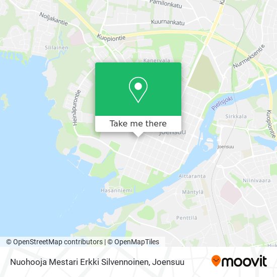 Nuohooja Mestari Erkki Silvennoinen map