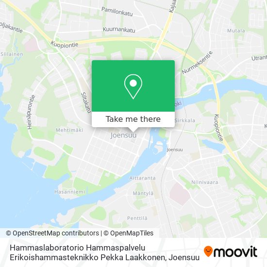 Hammaslaboratorio Hammaspalvelu Erikoishammasteknikko Pekka Laakkonen map